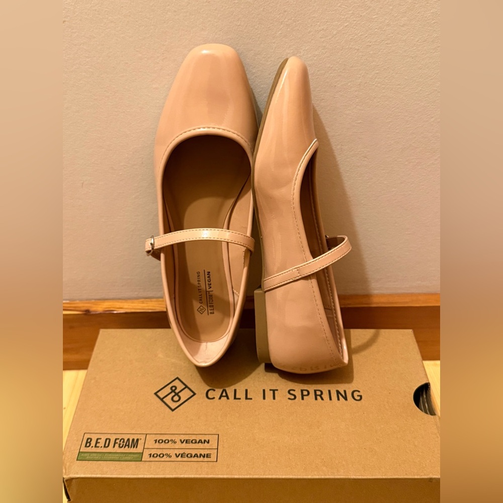 Call It Spring Beige Janeyy Ballet Flat | Size US 8.5